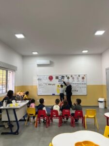 Aktivitäten in der Klasse von Wahat al-Farah