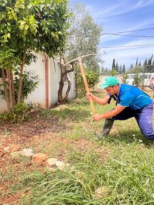 PWD working in Wahat al-Farah